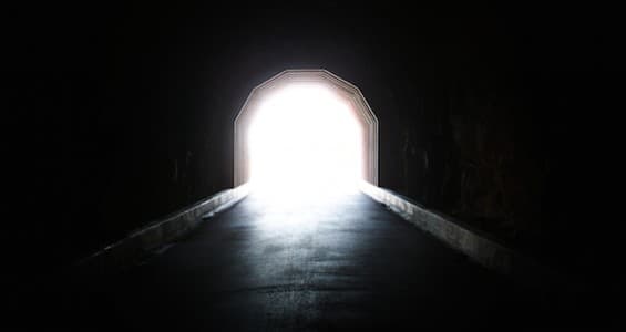 A light at the end of the tunnel