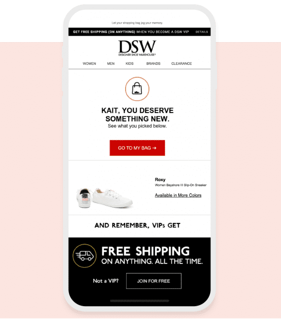 dsw clearance colors