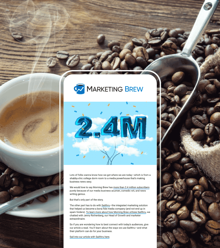 How Morning Brew Maintains Exceptional Engagement with Automation and A/B Tests image