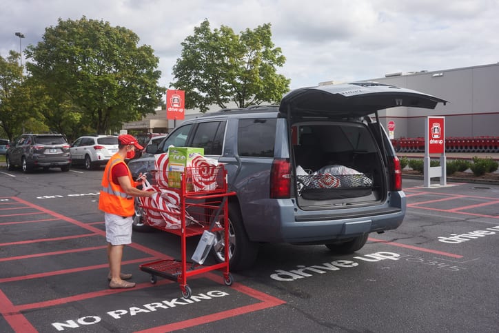 Target curbside pickup